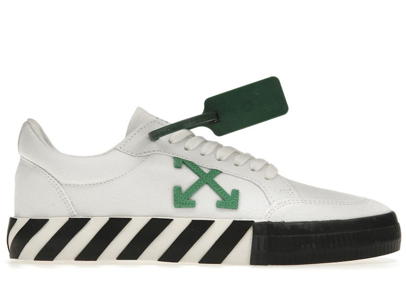 Tenisky a topánky Off-White Vulc Low Canvas White Green (FW22) Biela | OMIA085F22FAB0010155, 0