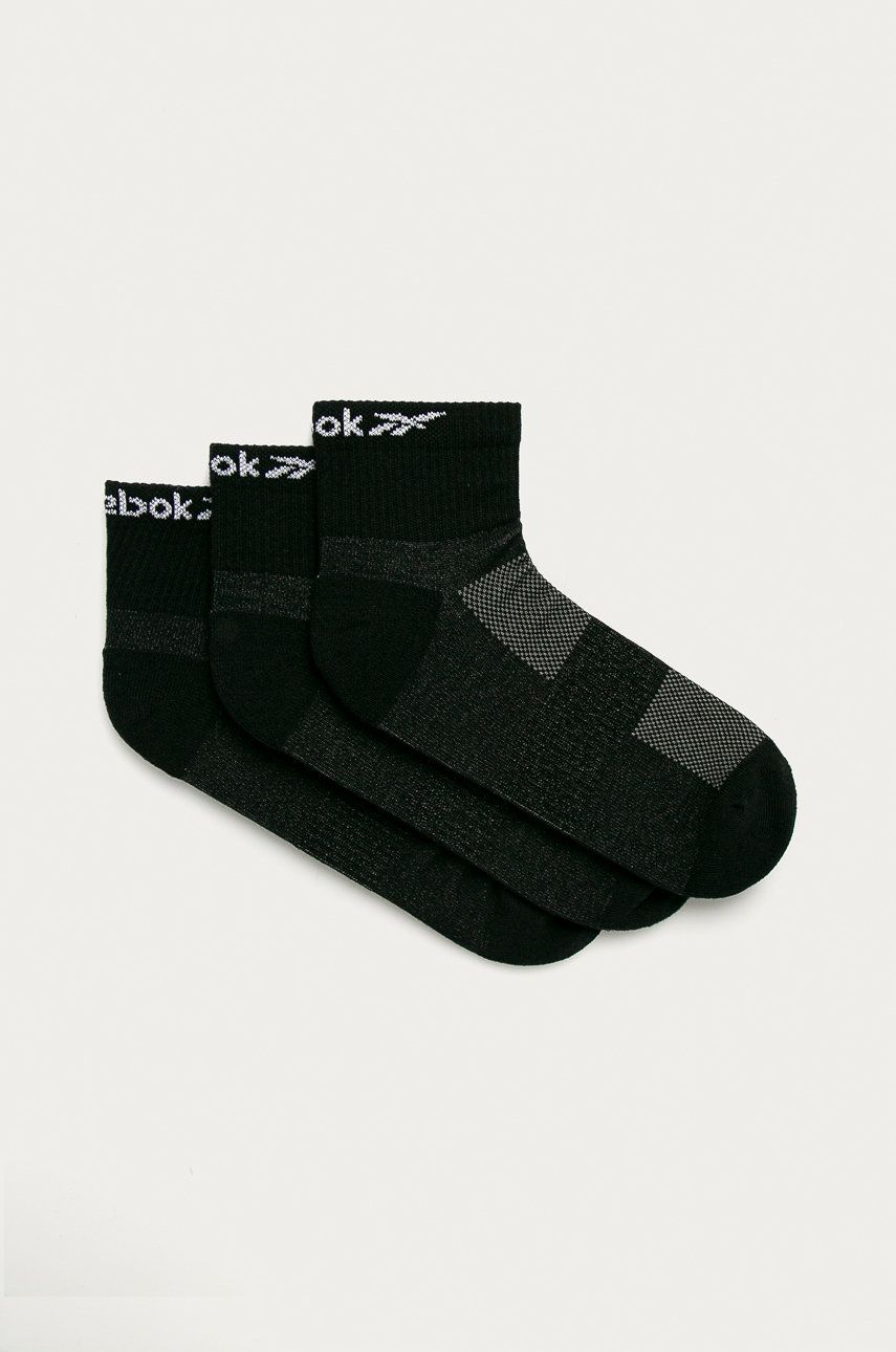 Ponožky Reebok Quarter Socks (3-Pack) Čierna | GH0419, 0