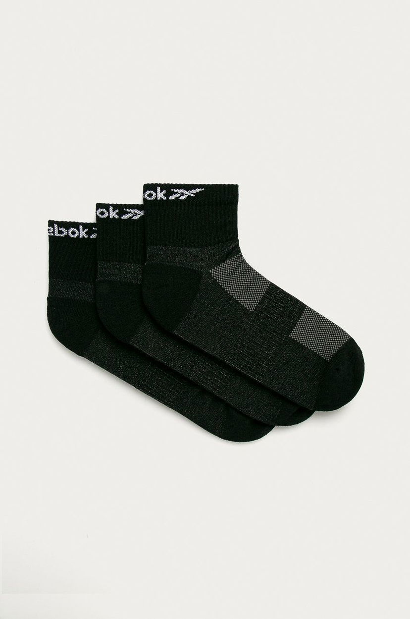 Ponožky Reebok Quarter Socks (3-Pack) Čierna | GH0419
