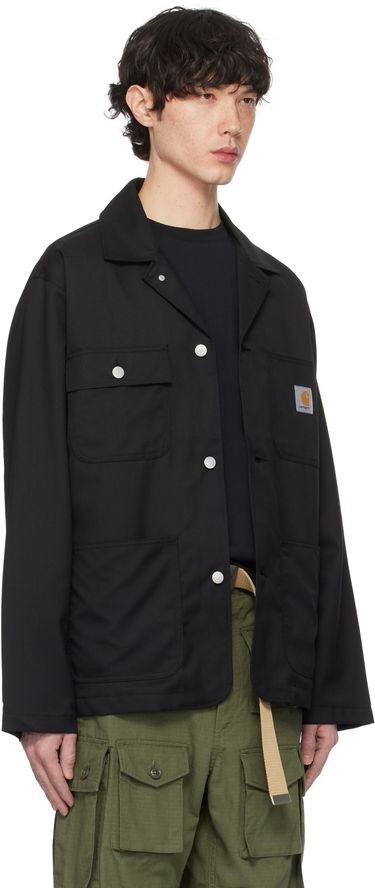 Bunda Carhartt WIP Work In Progress Seaton Pinstriped Blazer Čierna | I034437, 4