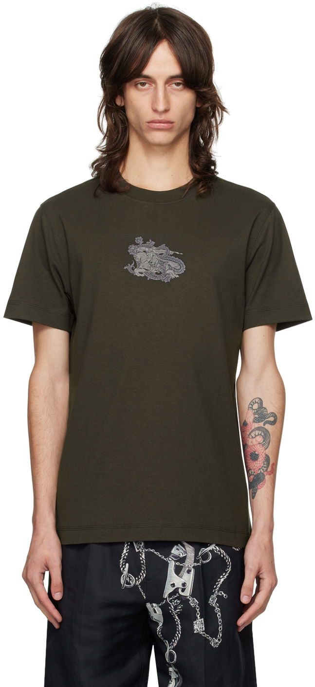 Tričko Burberry Brown Paisley EKD T-shirt Zelené | 8097878, 0