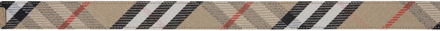 Opasok Burberry Burberry Check Signature Reversible Belt Béžová | 8109683, 1