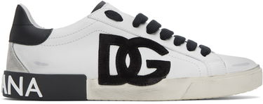 Tenisky a topánky Dolce & Gabbana Off-White Portofino Vintage Sneakers Biela | CS2203AO277, 0