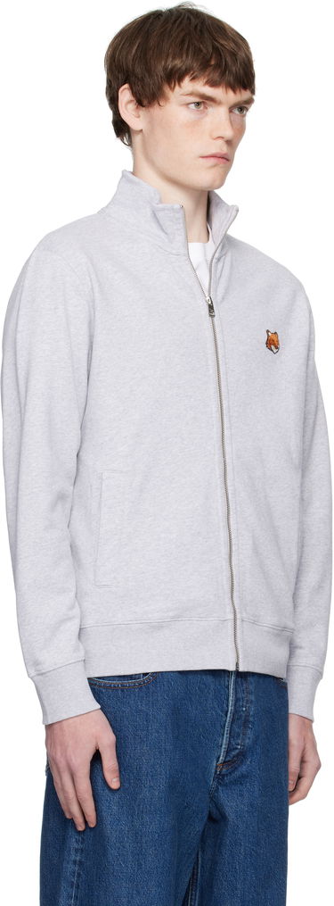Mikina MAISON KITSUNÉ Fox Head Patch Fullzip Regular Sweatshirt Čierna | PM02134KM0340, 4
