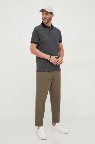 Polo tričko Barbour Barbour Polo Shirt Šedá | MML0628, 1