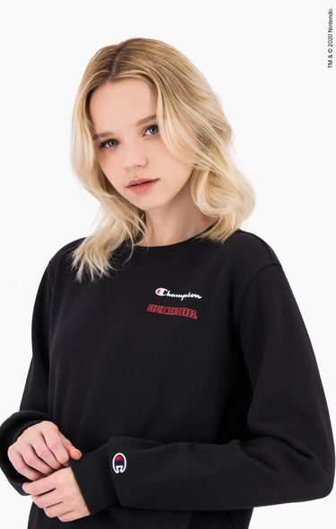 Tričko Champion Crewneck Sweatshirt XL Čierna | 114712-KK001, 1