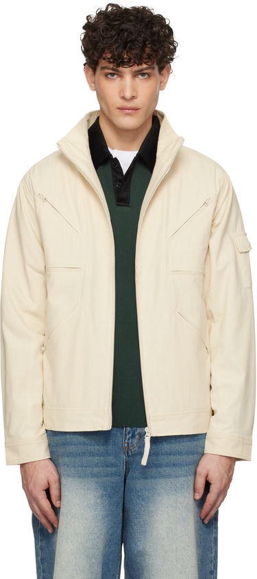 Bunda Dime Zip Jacket Béžová | DIMEHO243BON, 0