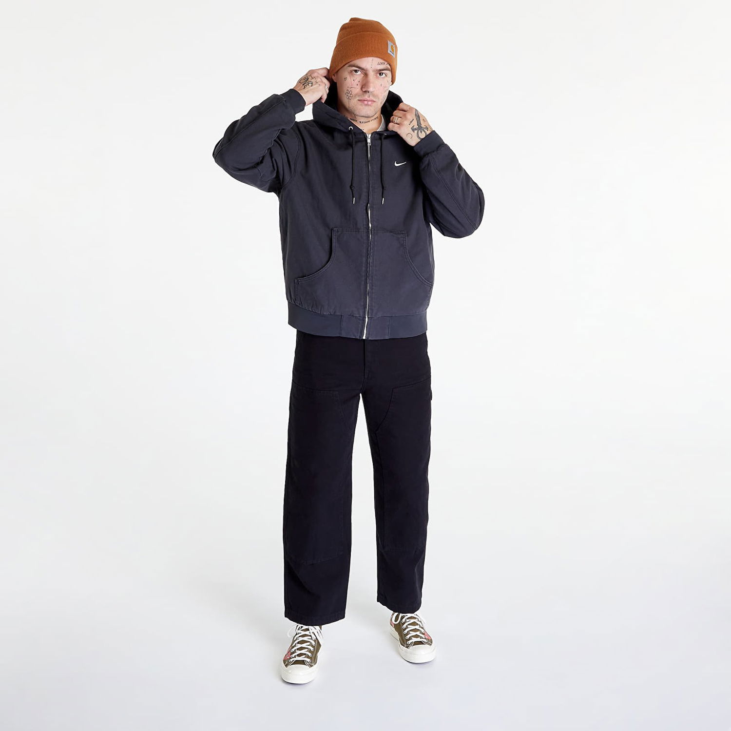 Bunda Nike Life Padded Hooded Jacket Červená | DQ5172-045, 1