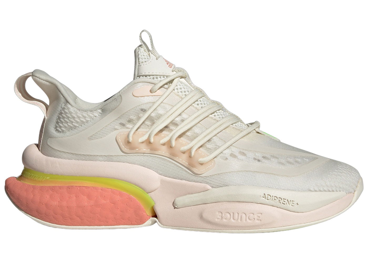 Tenisky a topánky adidas Performance Alphaboost V1 Off White Wonder Clay Lucid Lemon (Women's) Šedá | IE9730, 0