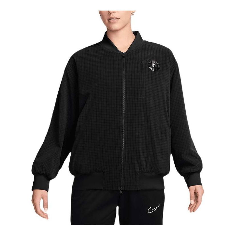 Bomber bunda Nike Reversible Basketball Jacket Čierna | FV3164-010