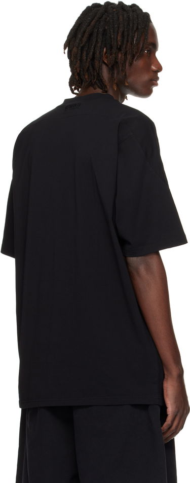 Tričko VETEMENTS Cut-Up V-Neck T-shirt Čierna | UH76TR260B, 2