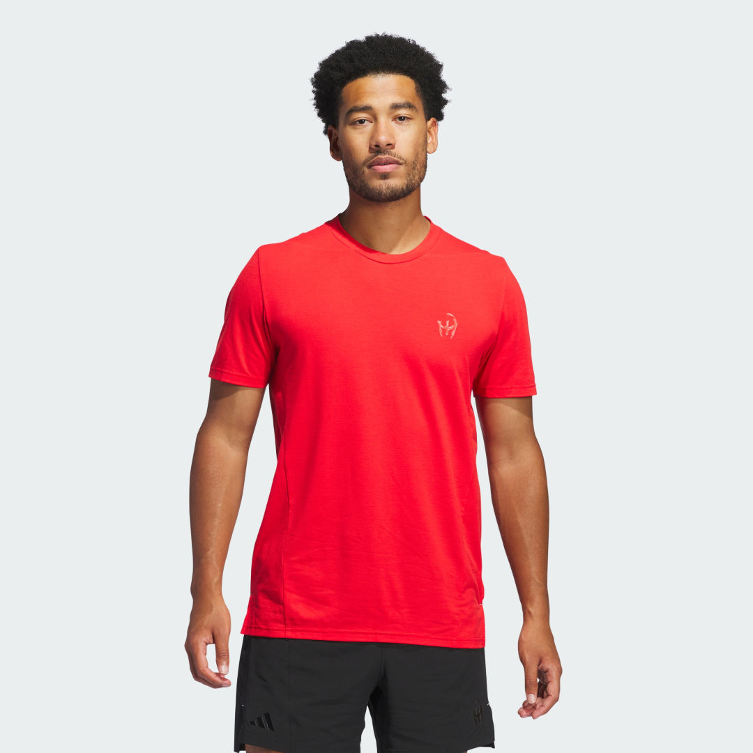 Tričko adidas Performance Designed for Training Strength T-Shirt Červená | JE4331, 0