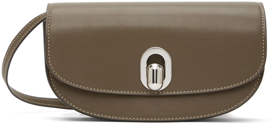 Taška cez rameno Savette Brown Tondo Crescent Bag Hnedá | H-021-01-01, 0