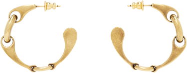 Náušnice CHLOÉ 'The Chloé Spirit' Linked Teardrop Hoop Earrings Žltá | CH26SJE05CB7, 0