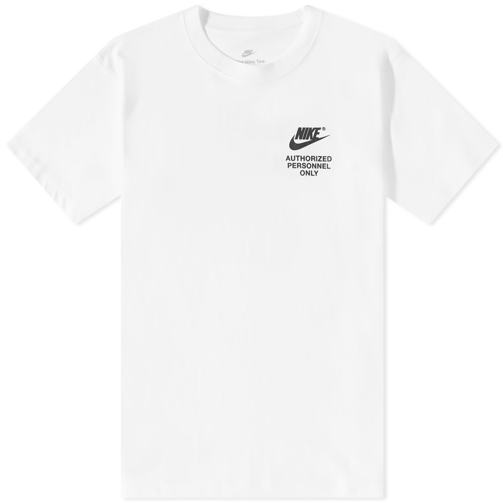 Tričko Nike Authorized Personnel T-Shirt Biela | DM6427-100, 0