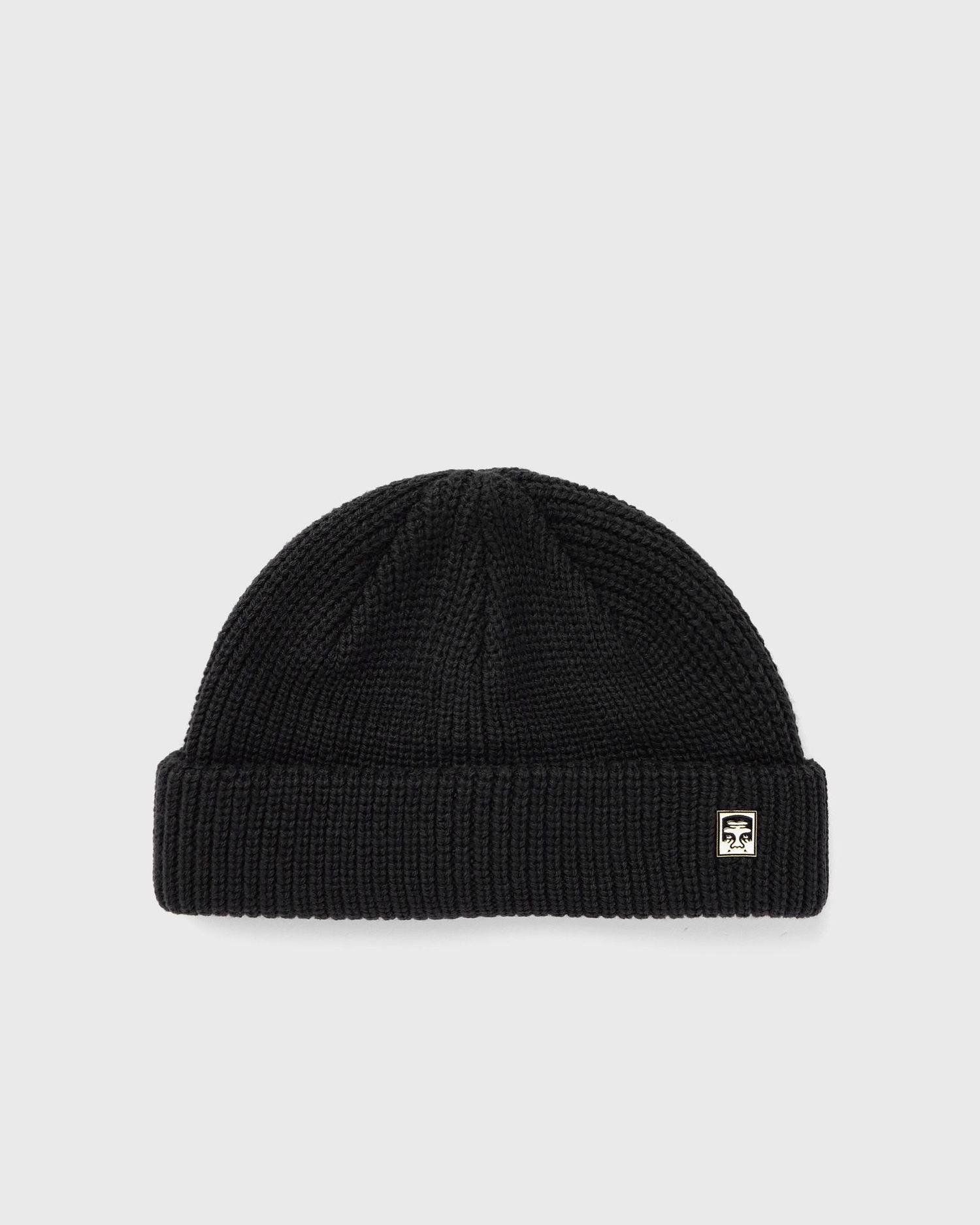 Kulicha OBEY Short Knit Beanie Čierna | 100030125-BLK, 0