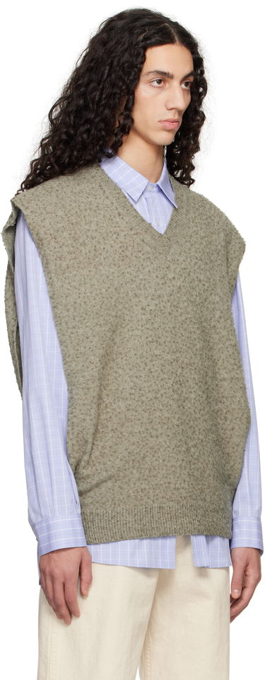 Sveter Maison Margiela Maison Margiela Pilling Knit Vest Hnedá | S50TH0065 M13108, 4