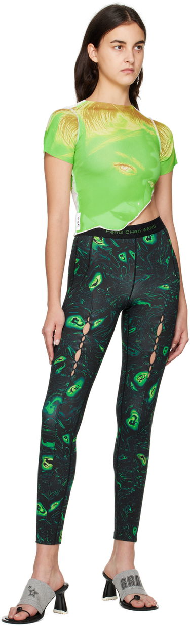 Legíny Feng Chen Wang Feng Chen Wang Phoenix Sport Leggings Zelené | FWF14LG01, 3
