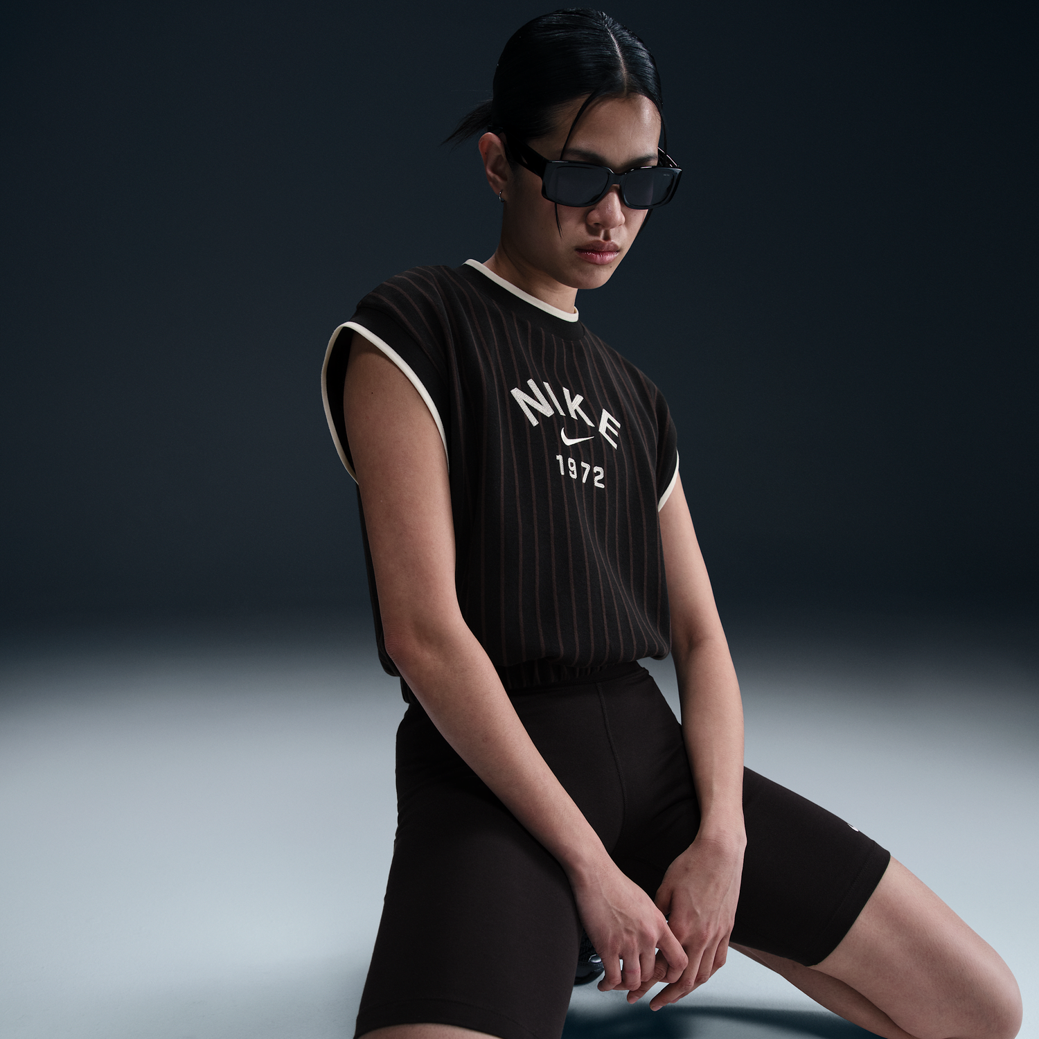 Sveter Nike Knit Tank Top Sportswear Collection Hnedá | HV2092-010, 1