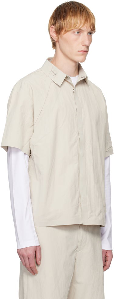 Košeľa HELIOT EMIL Heliot Emil Relaxed Fit Shirt Béžová | SS25.M.05.063.ST18, 4