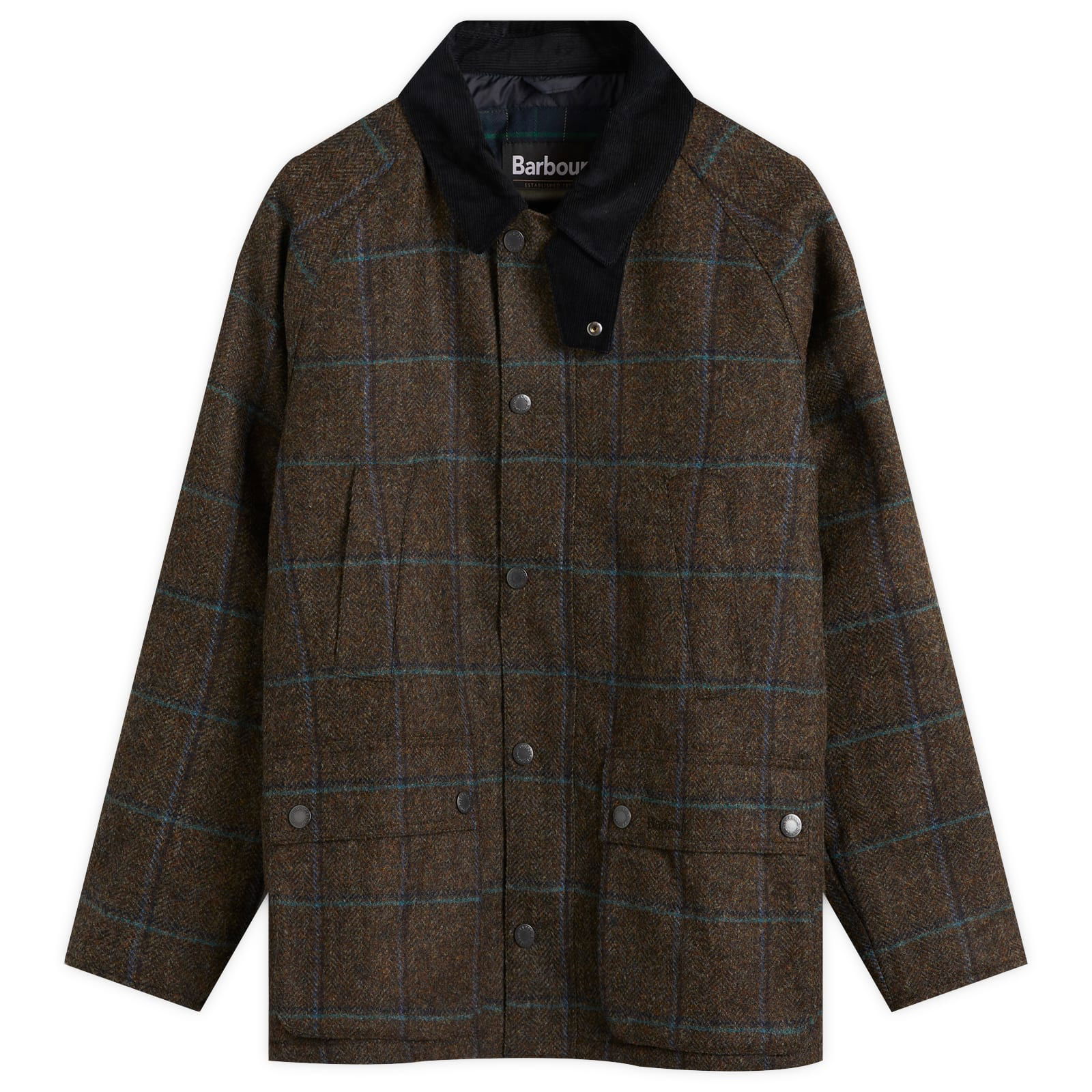 Bedale Check Wool Jacket Large