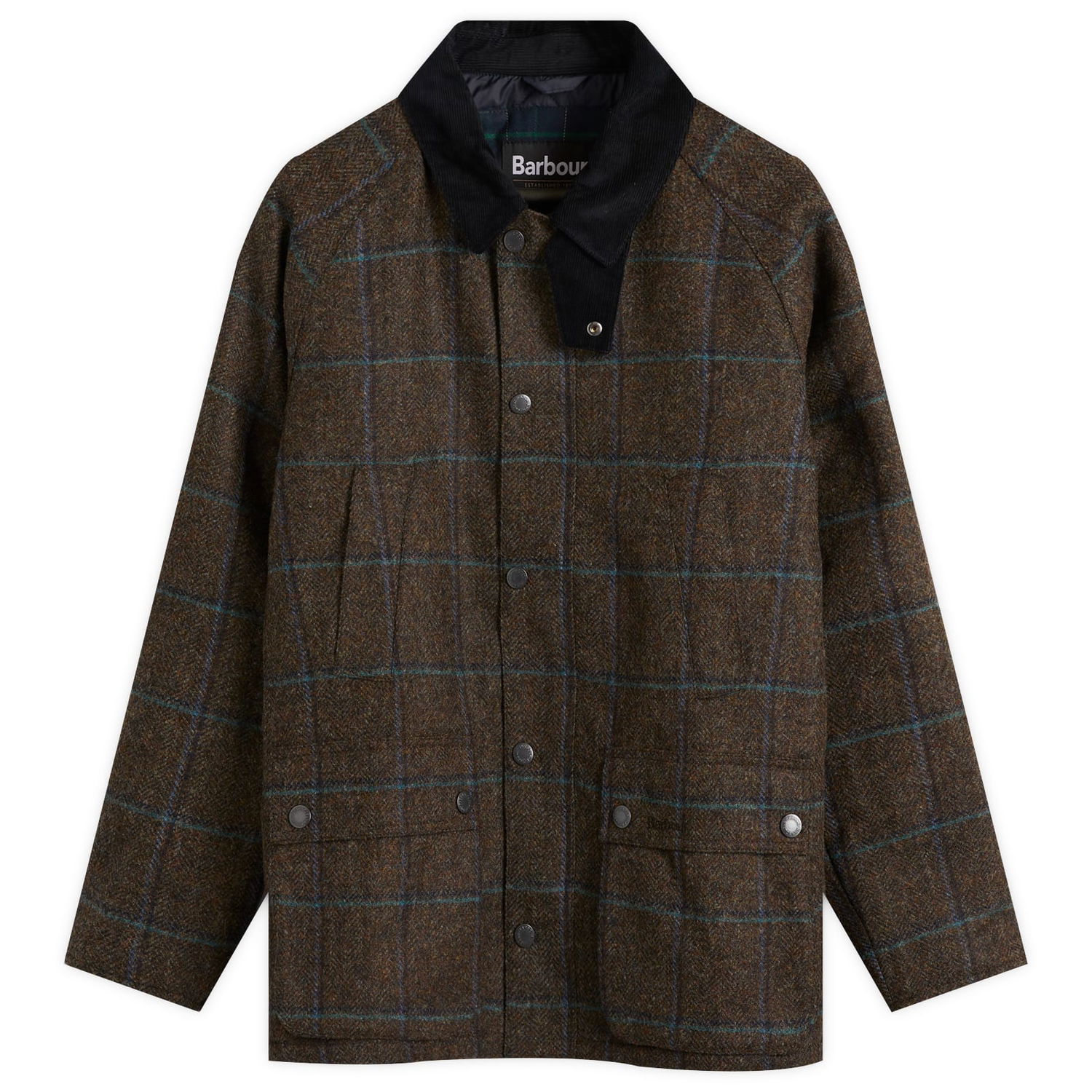 Bunda Barbour Bedale Check Wool Jacket Large Hnedá | MWO0288BR72, 0