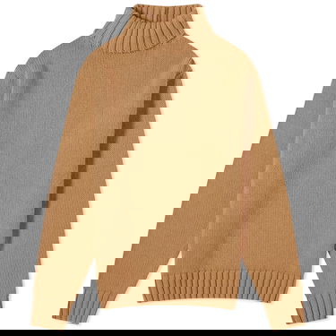 Sveter Helmut Lang Helmut Lang Funnel Neck Knit Sweater Hnedá | N10HW705-E05, 1