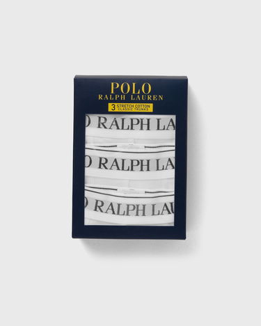 Boxerky Polo by Ralph Lauren Cotton Trunk - 3 Pack Biela | 714835885001, 4