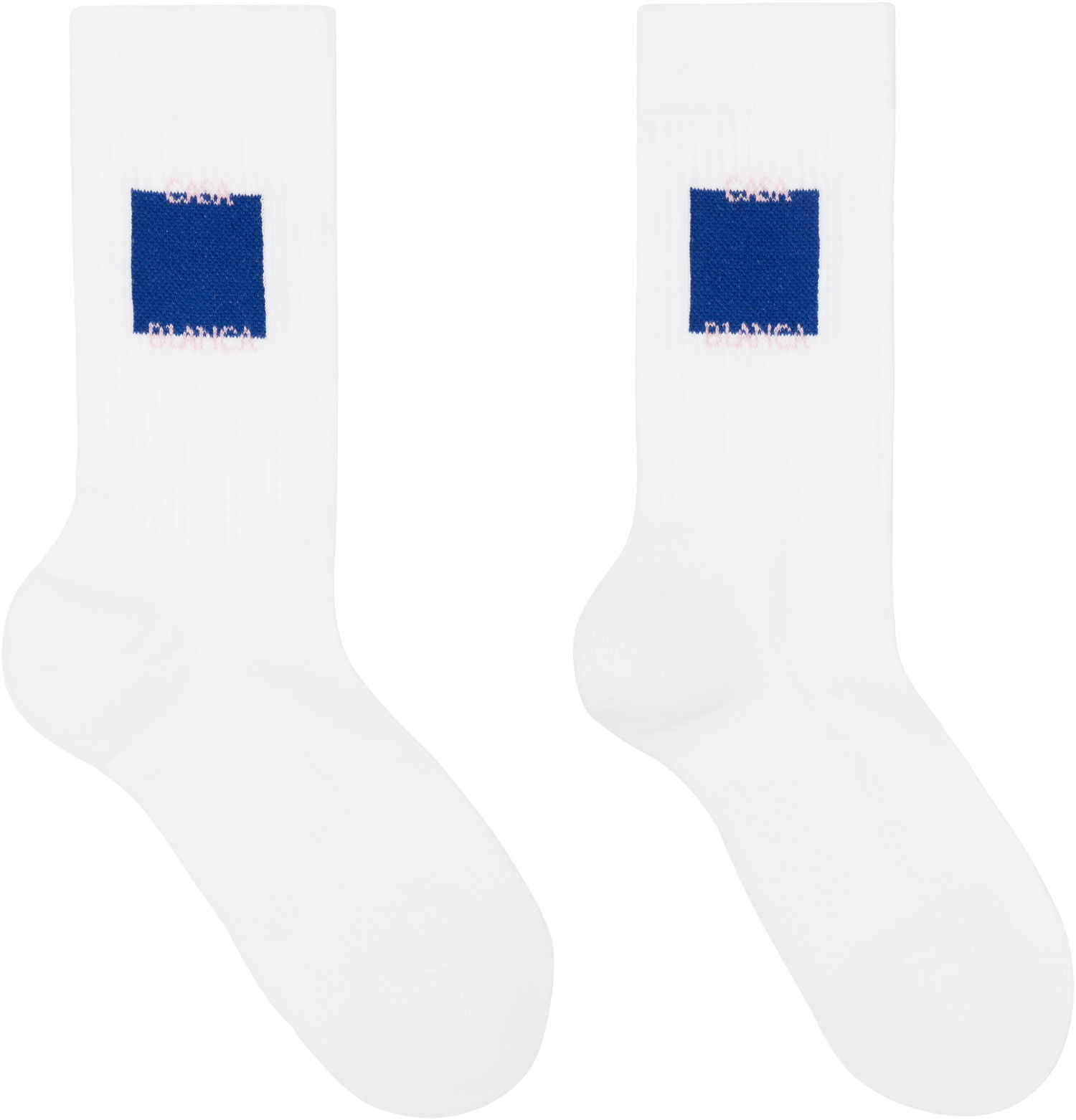 Ponožky Casablanca Logo Socks White Biela | APS25-ACC-010-06, 1
