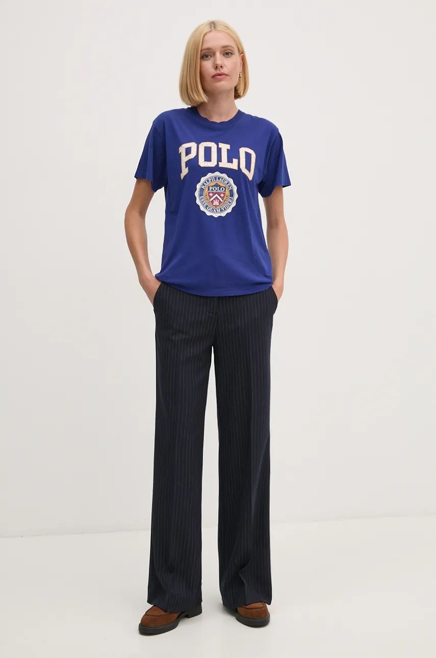 Tričko Polo by Ralph Lauren T-Shirt With Print Modrá | 211941206, 1