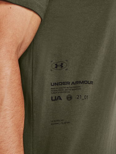Tričko Under Armour Under Armour UA Utility Symbol T-Shirt Zelené | 1366453-390, 4