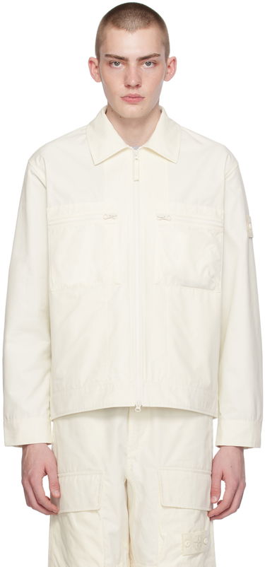 Bunda Stone Island Patch Jacket Biela | 8015432F1, 0