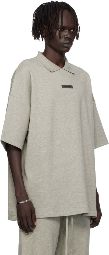 Polo tričko Fear of God ESSENTIALS 90s Fit Piqué Short Sleeve Polo Šedá | 125SP254405F, 1
