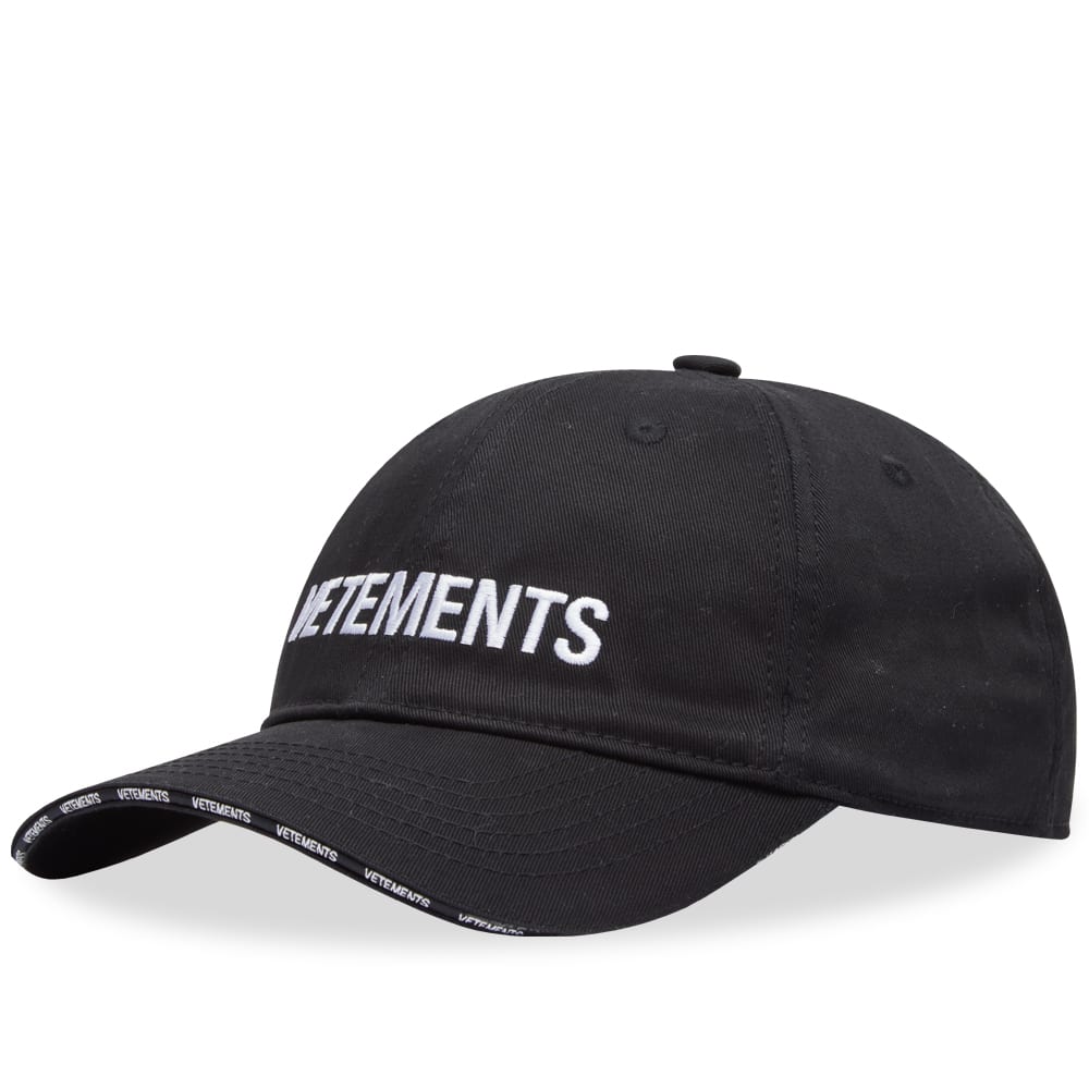 Šiltovka VETEMENTS Logo Cap Čierna | UE63CA100B, 0