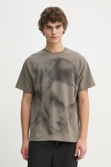 Tričko HELIOT EMIL Abstract Print T-Shirt Zelené | AW24.M.09.128.DG23, 0