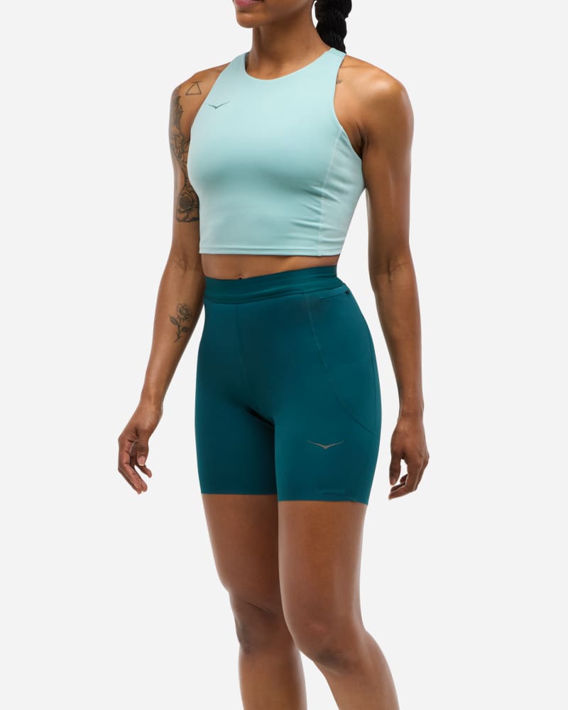 Tielko Hoka One One Novafly 6'' Knit Shorts Zelené | 1151088-BLTW, 0