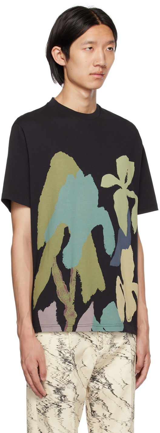 Tričko Paul Smith Paul Smith Floral Print T-Shirt Čierna | M1R-919T-LP3999, 1