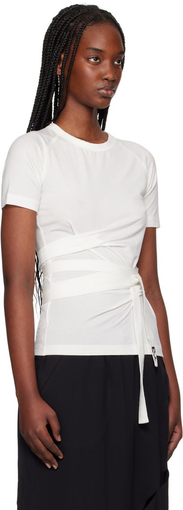 Tričko Y-3 Y-3 Wrap T-Shirt Biela | JM7854, 1