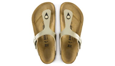 Tenisky a topánky Birkenstock Gizeh BS Gold Narrow Fit W Metalická | 1016109, 3