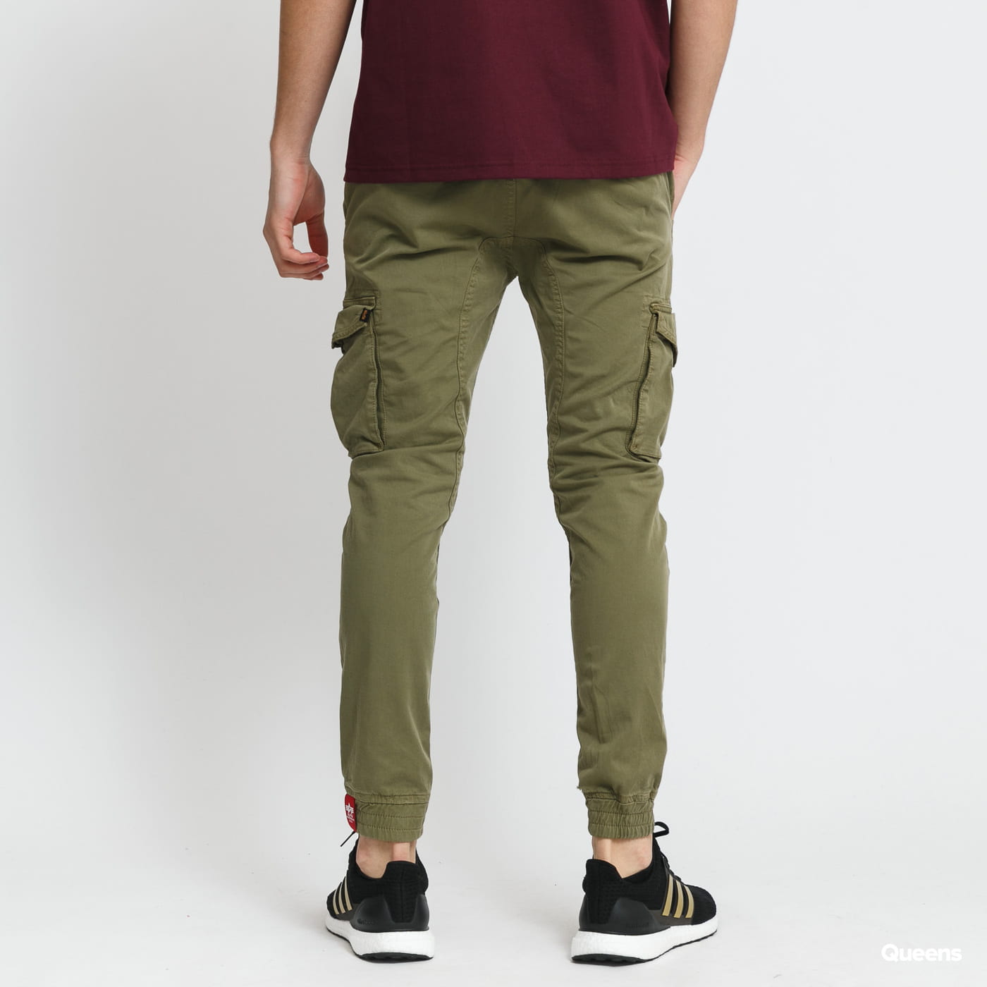 Cargo nohavice Alpha Industries Cargo Pants Cotton Twill Jogger Zelené | 116202 11, 1