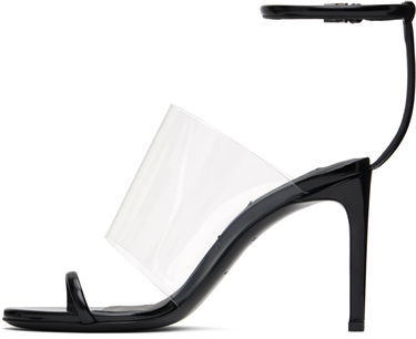 Doplnky Alaïa ALAÏA Asymmetric Heeled Sandals Čierna | AA3S116CK299, 2