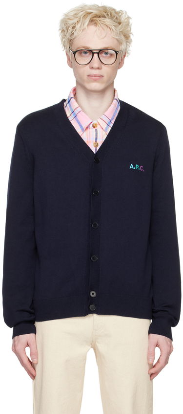Sveter A.P.C. Navy New Joseph Cardigan Navy | COGDK-H22229, 0