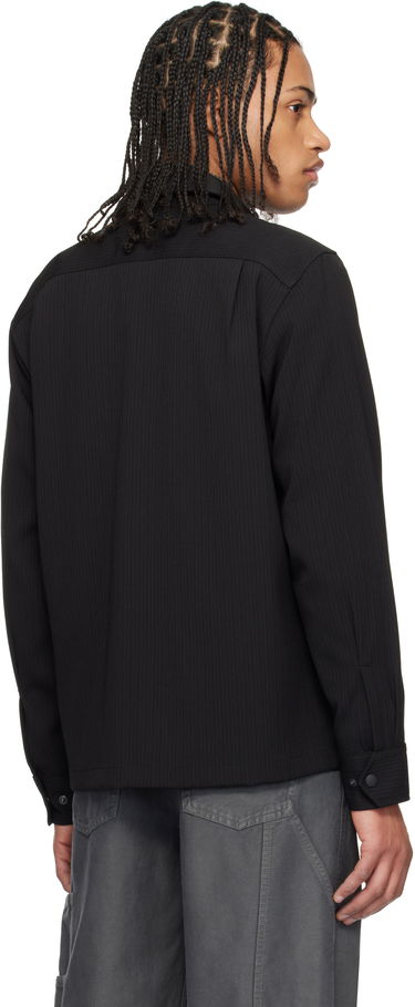 Košeľa rag & bone Rag & Bone Hyde Striped Overshirt Čierna | MBW24HA019TWML, 2