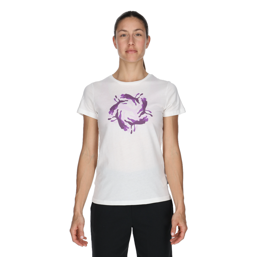 Tričko Puma Leaping Puma Graphic T-Shirt Biela | 679915-02