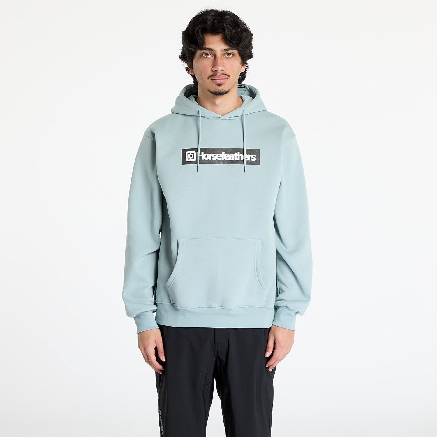 Mikina Horsefeathers Horsefeathers Drown Hoodie Tyrkysová | SM1325J, 0