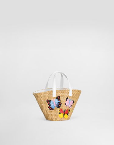 Kabelka Dolce & Gabbana Dolce & Gabbana Butterfly Straw Basket Béžová | EB0249AU373HC5KB, 1