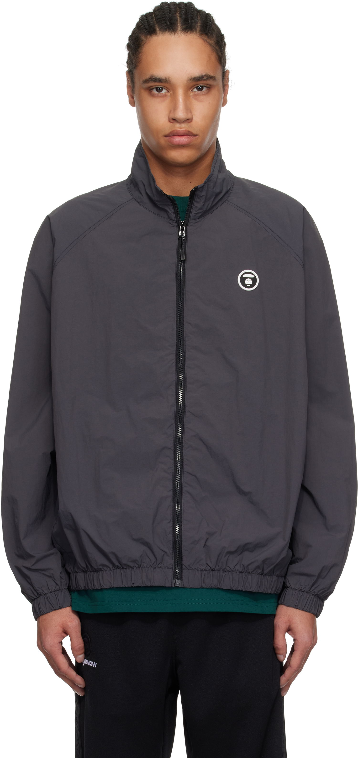 Vetrovka AAPE by A Bathing Ape AAPE by A Bathing Ape 'AAPE Now' Lightweight Jacket Šedá | AAPLJM7703XXNBKL, 0