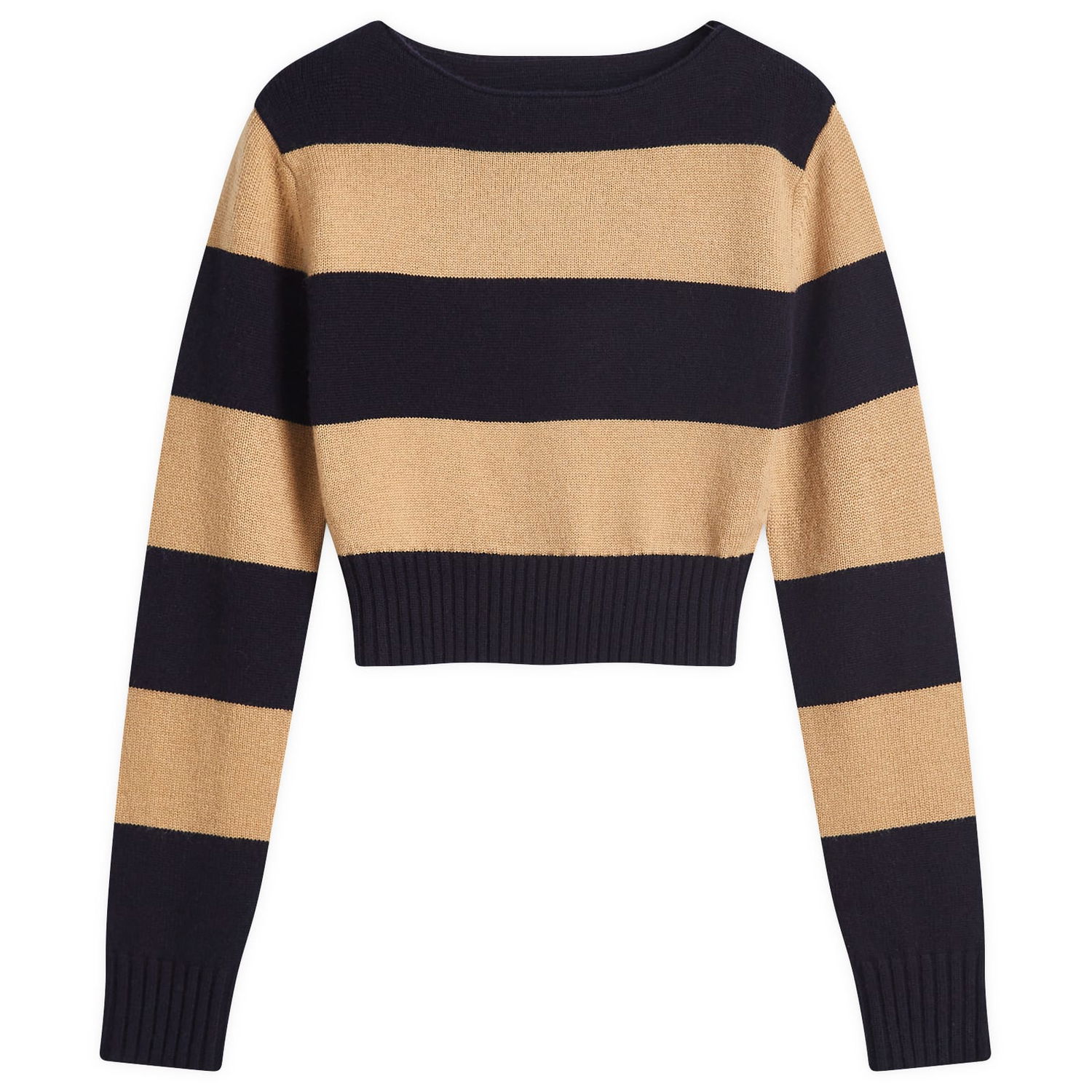 Sveter Max Mara Knitted Striped Jumper Béžová | 2421366062600-020, 0
