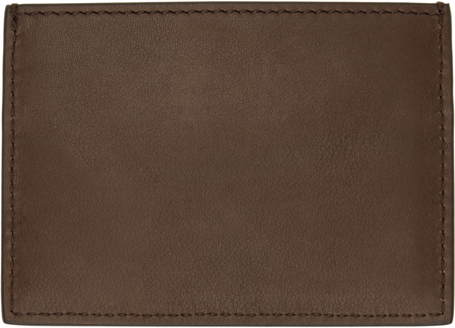 Peňaženka Thom Browne Thom Browne Soft Calf Leather Single Card Holder Hnedá | MAW020L-L0117, 1