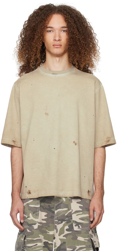 Tričko We11done We11done Faded T-Shirt Zelené | WD-TT0-24-895-U-BG, 0